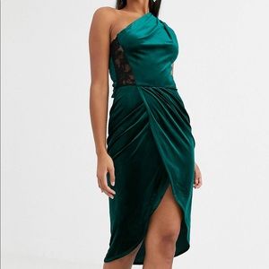 Emerald Green Velvet Dress